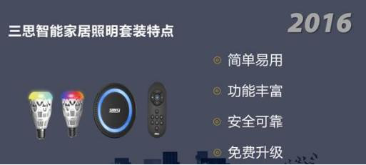 上海三思发布智能家居照明套装